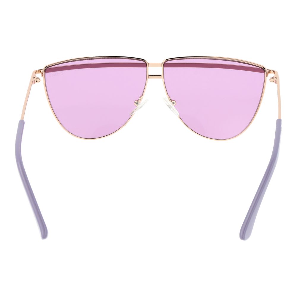 Guess Sonnenbrille aus roségoldfarbenem Metall
